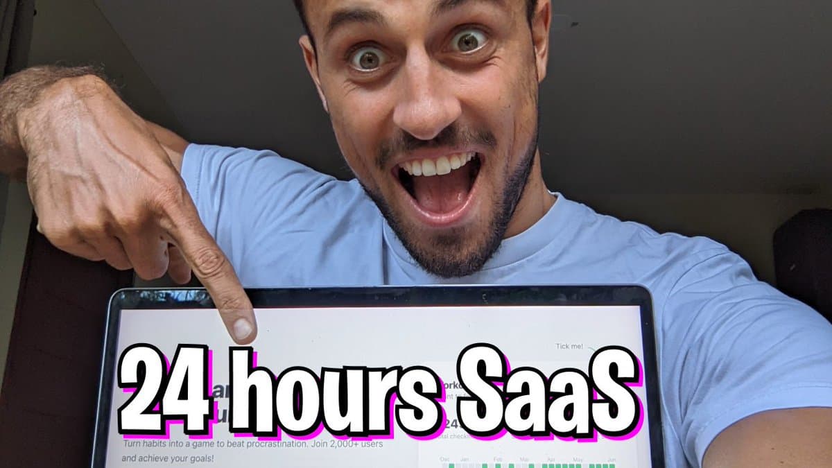 I'm building a startup live on YouTube today at 9 p.m. EST