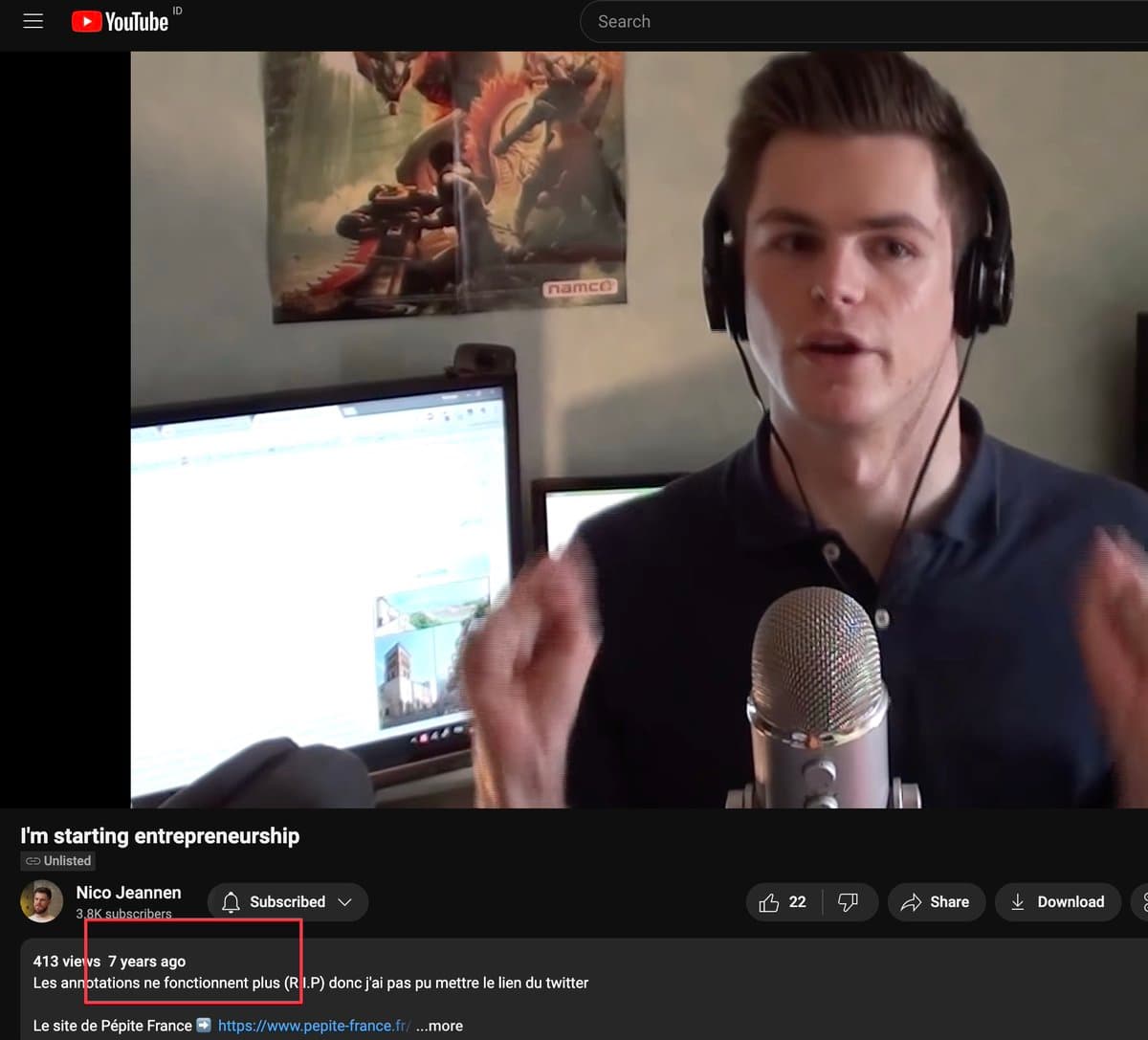 Nico got demonetized after YouTube made his video go viral