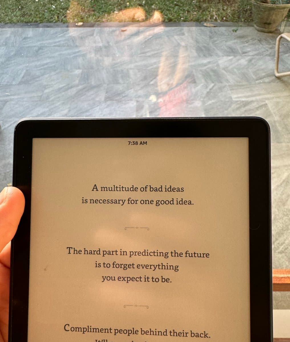 Many small bets build a startup that changes your life