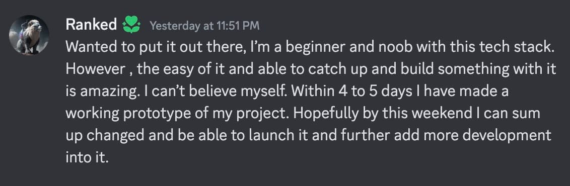 I stuck to my dream through 3 years of failures