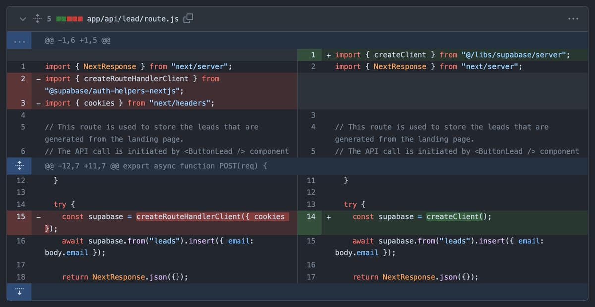 ShipFast now uses Supabase SSR for all auth features