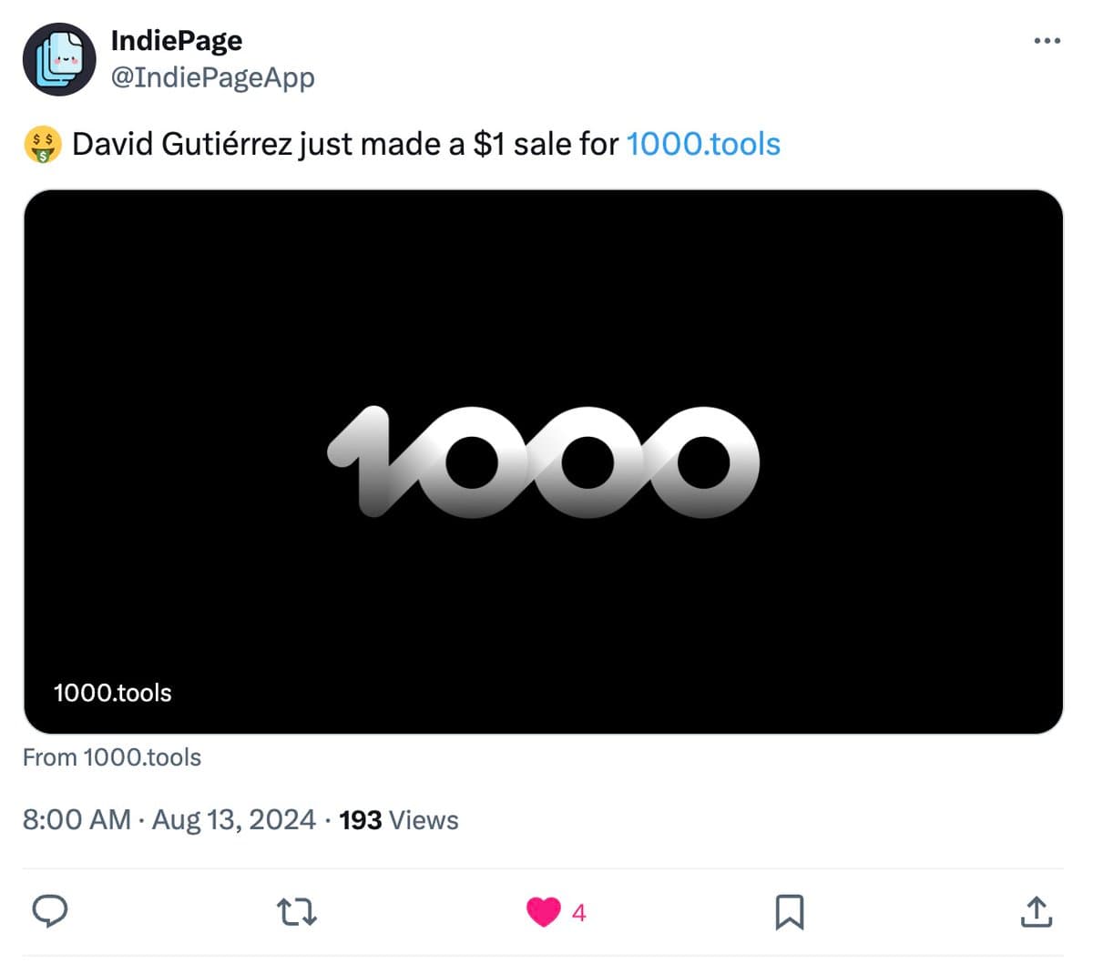 I grew IndiePage to $10M Stripe-verified revenue without marketing