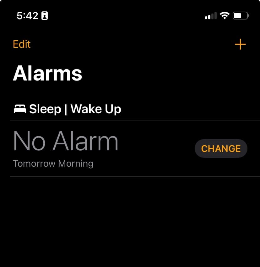 I employed myself so I can wake up with no alarm