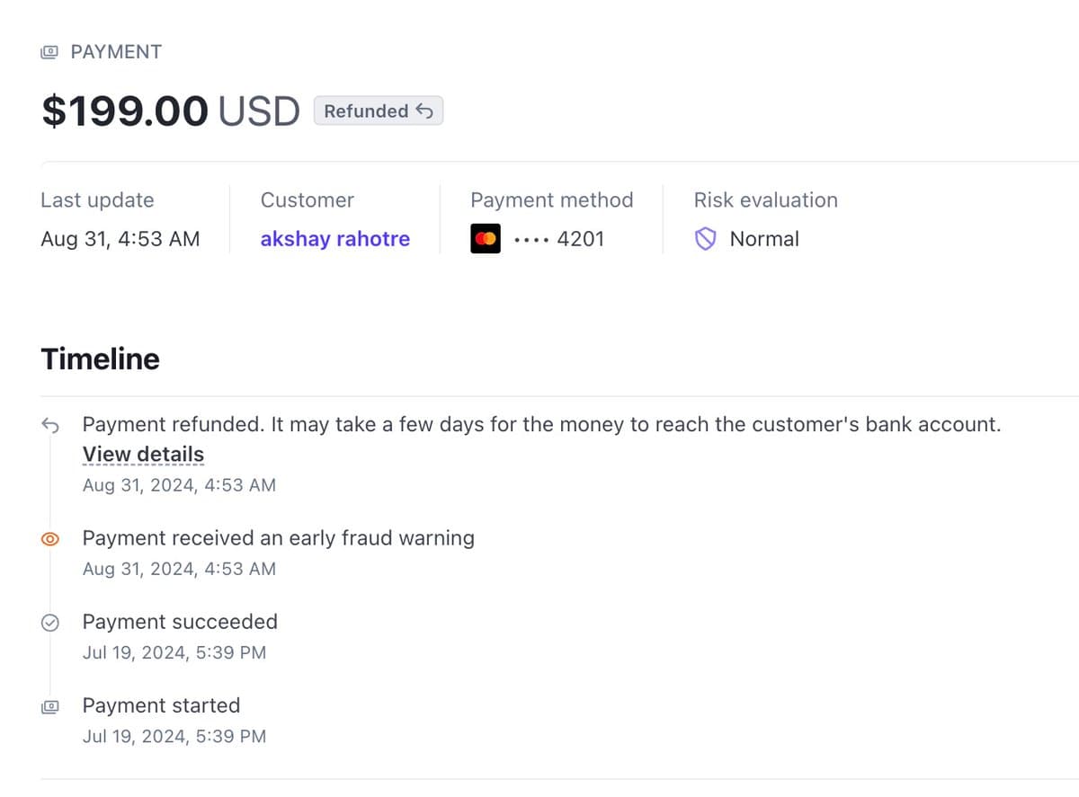 My little startup saved me 4 disputes overnight
