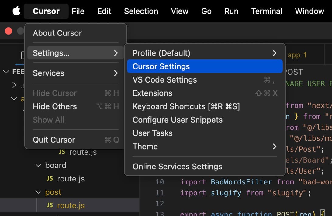 You can customize Cursor code style with rules