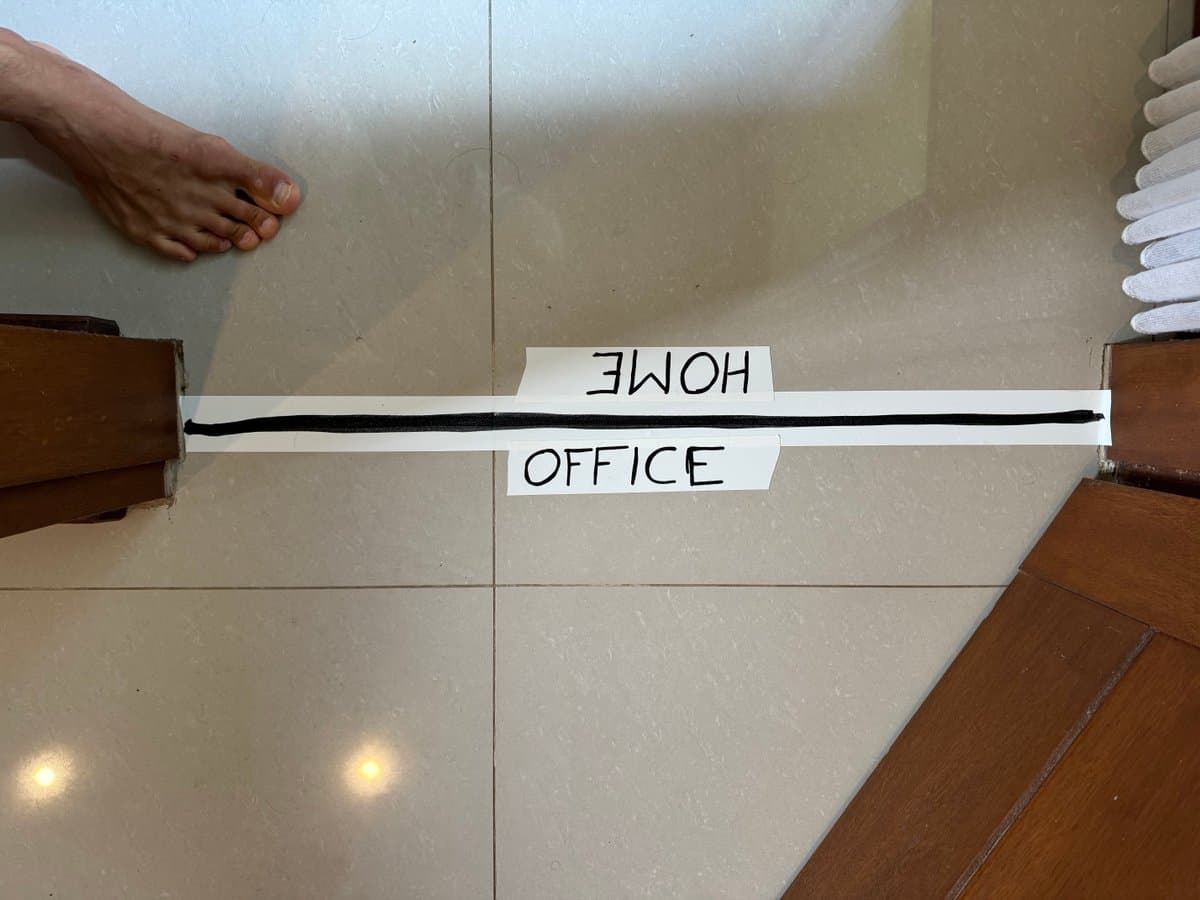 Trying to find the perfect home office balance