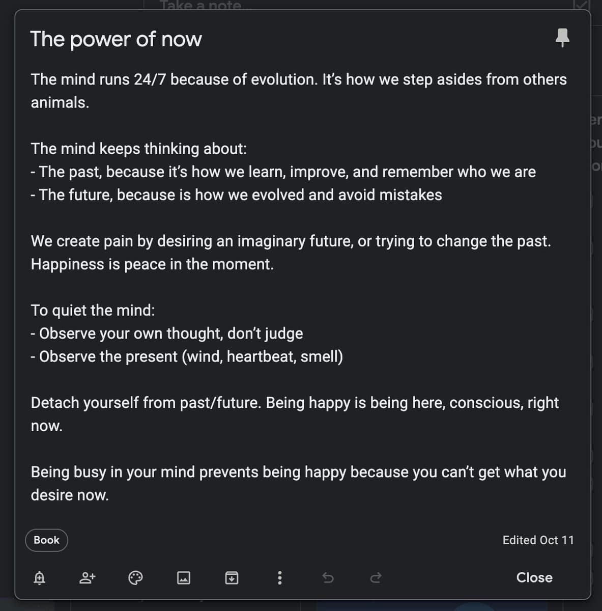 The Power of Now made me realize I don't live in the present