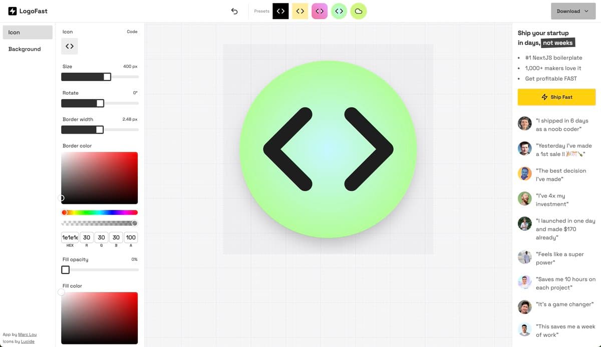 I built LogoFa.st in 3 days and made $5,000+