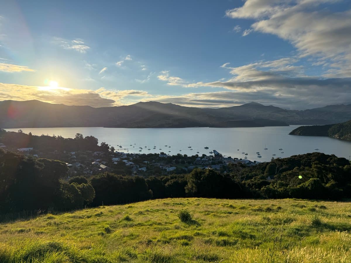 Startup World Tour day 21 in beautiful Akaroa, New Zealand