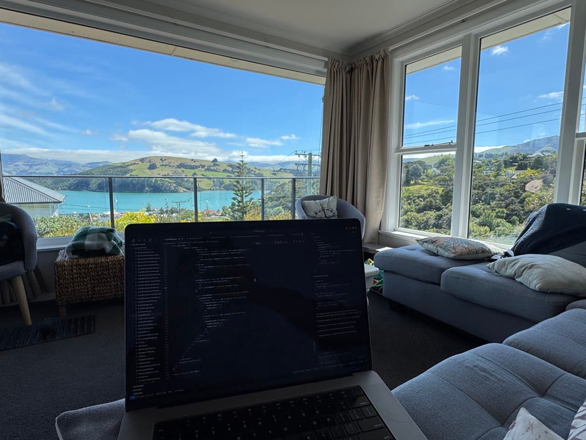 Startup World Tour day 21 in beautiful Akaroa, New Zealand