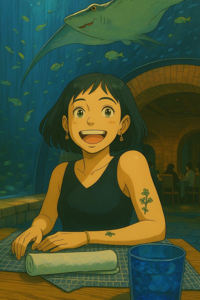 I kept asking AI to turn things into studio Ghibli style