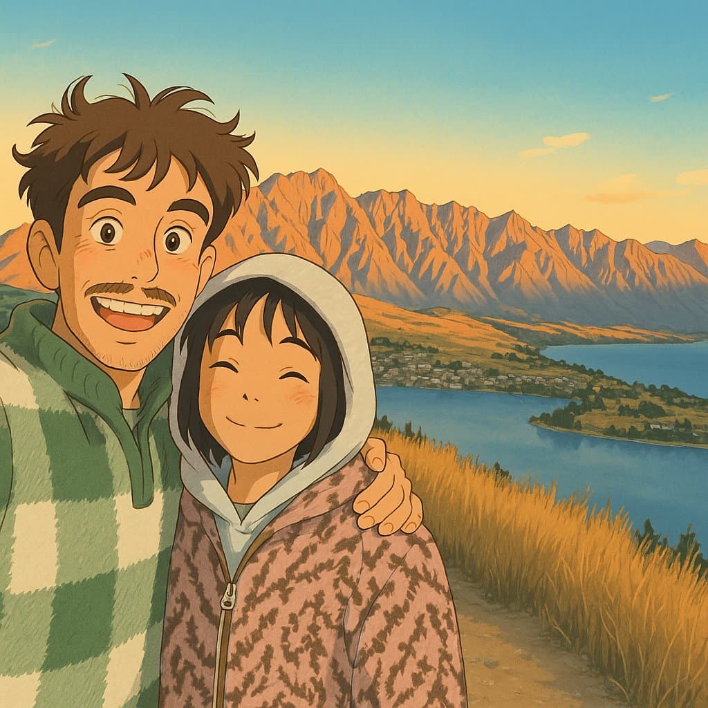 I kept asking AI to turn things into studio Ghibli style
