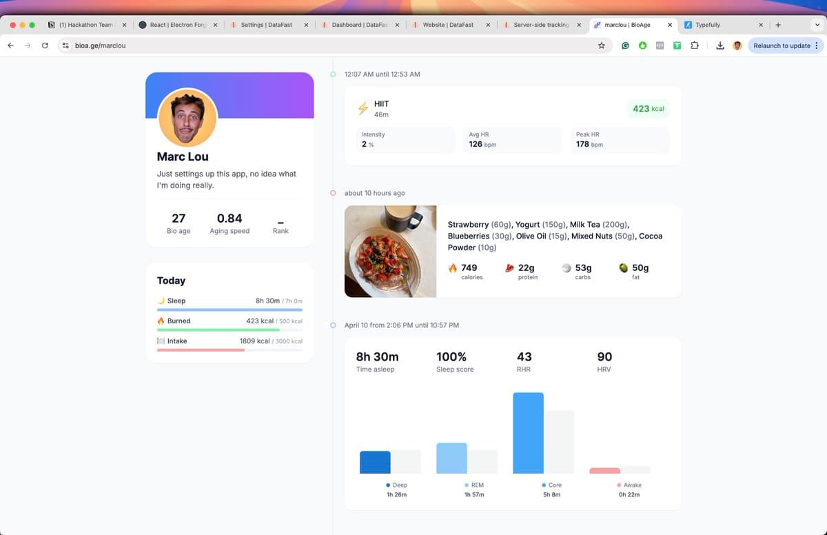 My health data is public, and I want an AI to study it