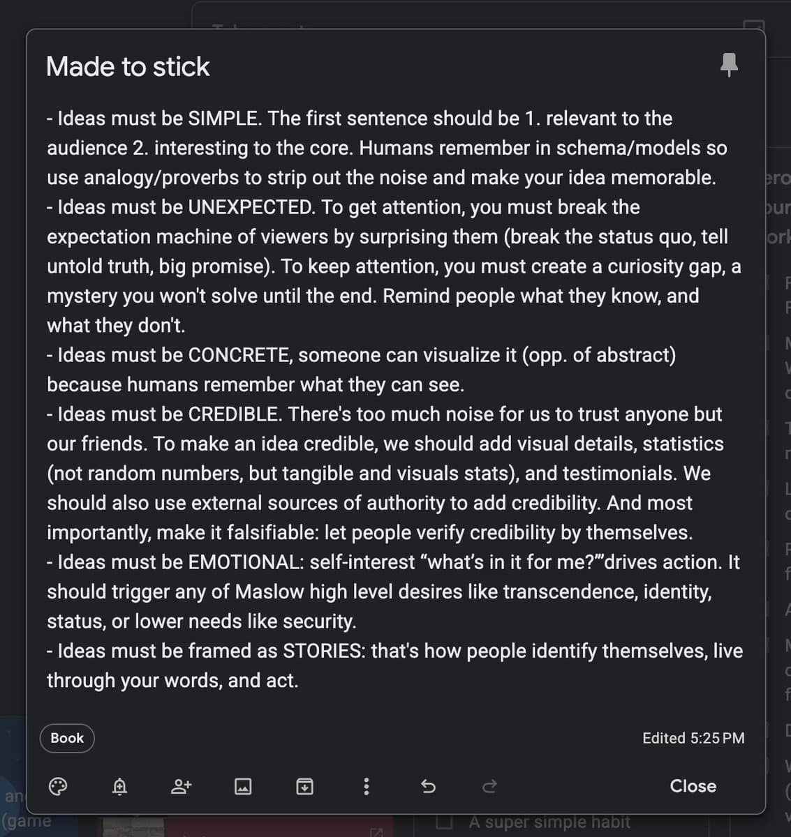 Made to stick helps your ideas spread