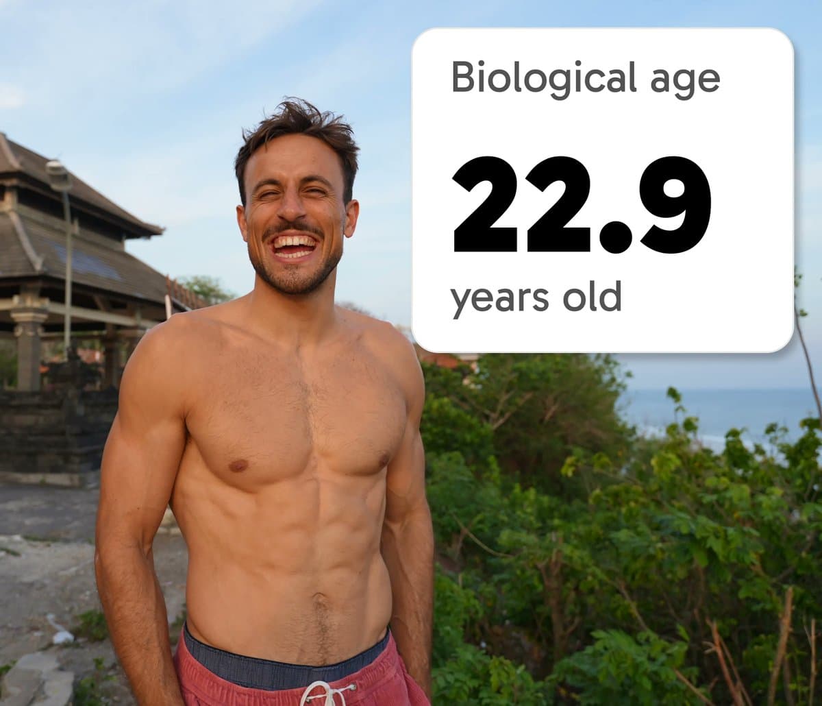 I'm 31, but my biological age is 22.9