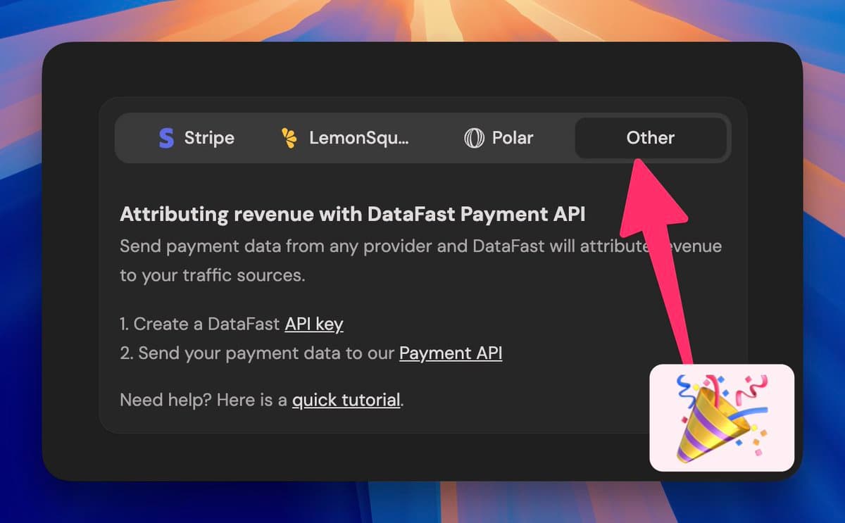 DataFast now tracks revenue from PayPal and Paddle