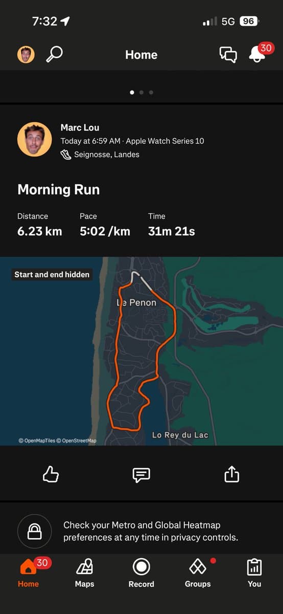 Day 13: I woke up pumped to run. Scientists say it takes 14 days to build a new habit and that’s exactly what I’m…