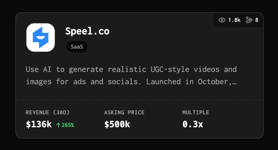 Speel.co got 2 serious offers in 2 hours