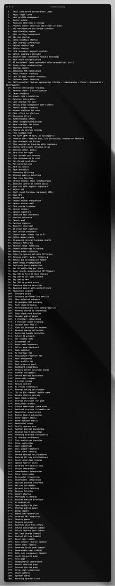 I shipped 201 features in 3 months