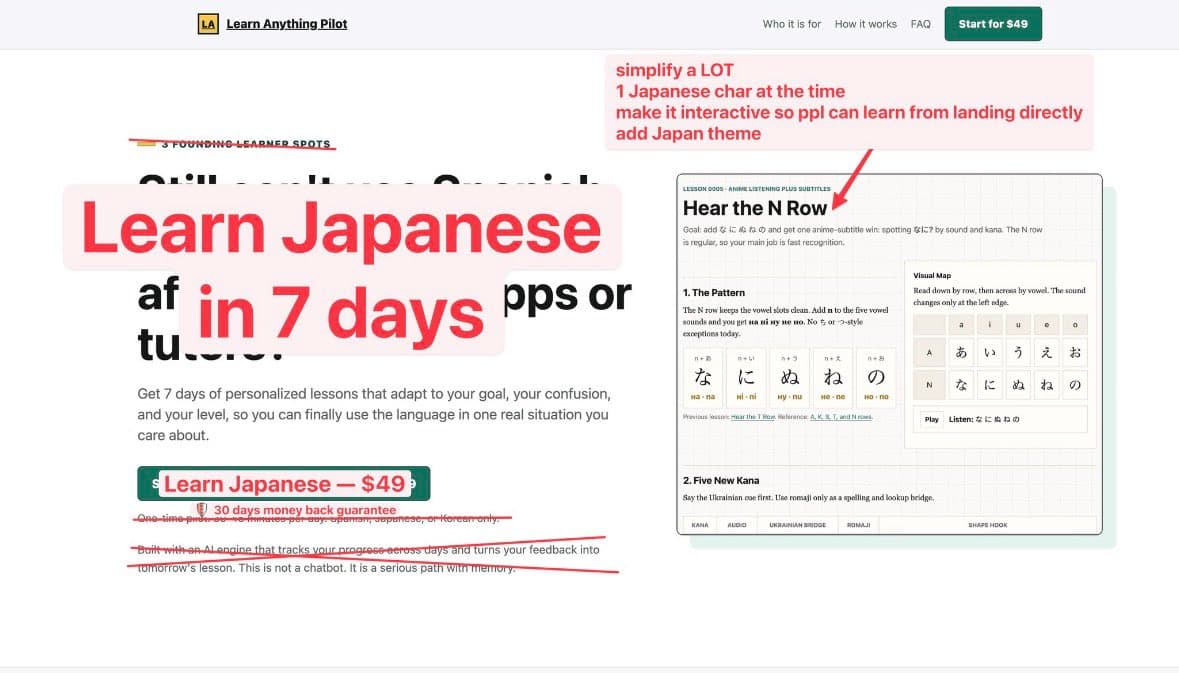 Launch one startup per product if you sell 3 products
