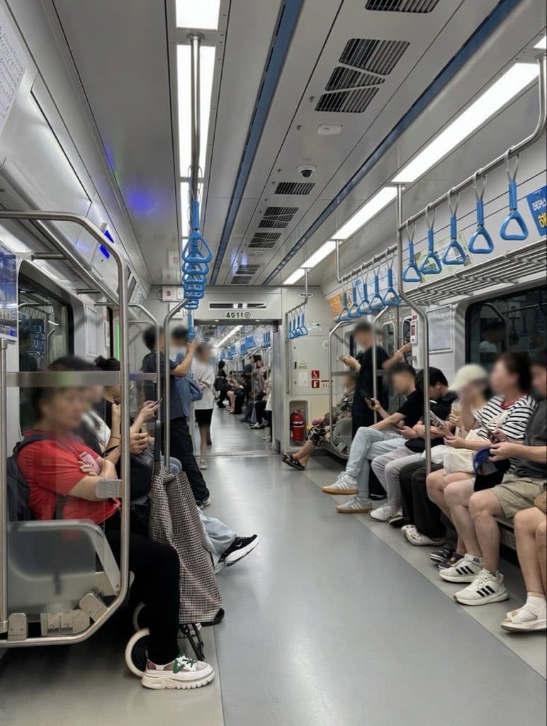 South Korea’s subway has AC, WiFi and air purifiers