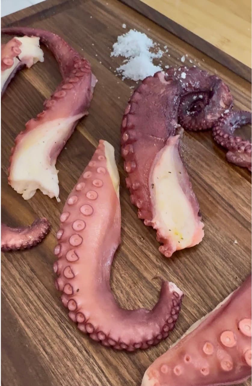 Octopus is a superfood with 30g of protein per 100g
