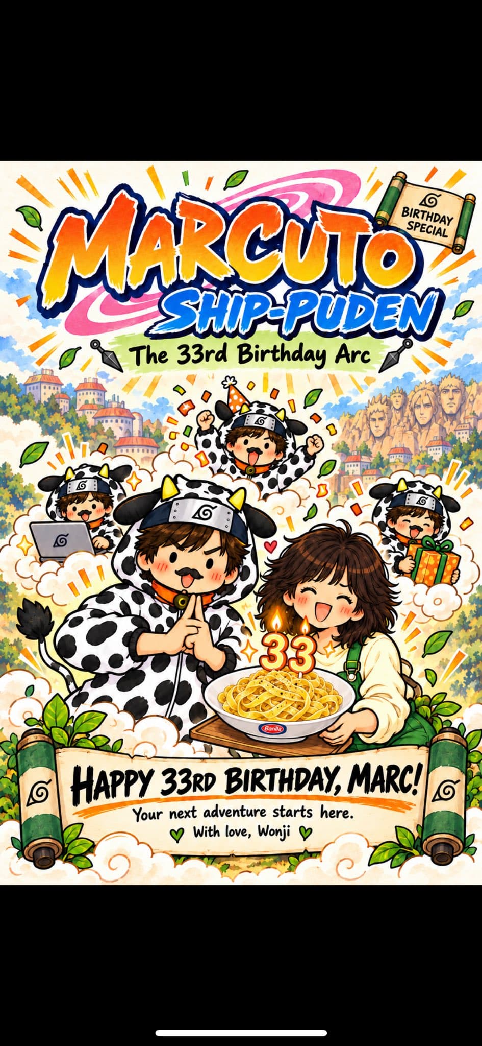 My wife made me a manga for my birthday
